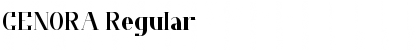 Download CENORA Regular Font Title Preview