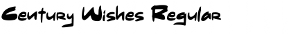 Download Century Wishes Regular Font Title Preview
