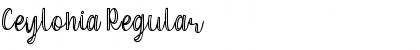 Download Ceylonia Regular Font Title Preview