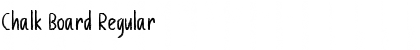 Download Chalk Board Regular Font Title Preview