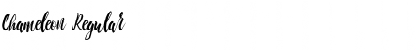 Download Chameleon Regular Font Title Preview