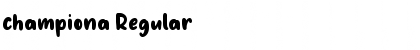 Download championa Regular Font Title Preview