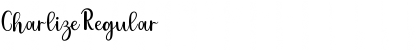 Download Charlize Regular Font Title Preview