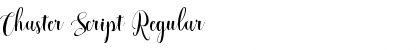 Download Chaster Script Regular Font Title Preview