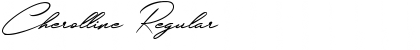 Download Cherolline Regular Font Title Preview