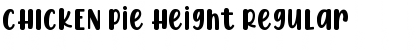 Download CHICKEN Pie Height Regular Font Title Preview