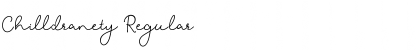 Download Chilldranety Regular Font Title Preview