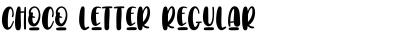 Download Choco Letter Regular Font Title Preview