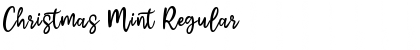 Download Christmas Mint Regular Font Title Preview