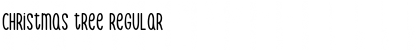 Download Christmas Tree Regular Font Title Preview