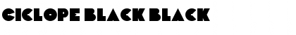 Download Ciclope Black Black Font Title Preview