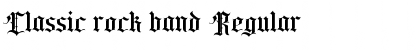 Download Classic rock band Regular Font Title Preview