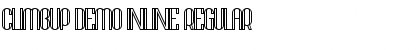 Download Climbup Demo Inline Regular Font Title Preview