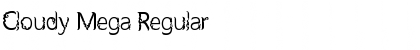 Download Cloudy Mega Regular Font Title Preview