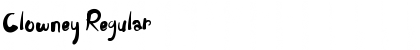 Download Clowney Regular Font Title Preview