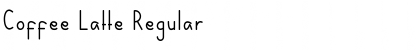 Download Coffee Latte Regular Font Title Preview