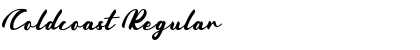 Download Coldcoast Regular Font Title Preview