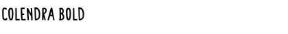 Download Colendra Bold Font Title Preview