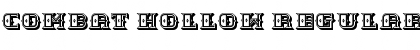 Download Combat Hollow Regular Font Title Preview