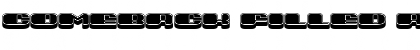 Download Comeback Filled Regular Font Title Preview