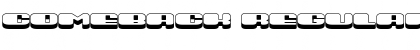 Download Comeback Regular Font Title Preview