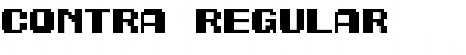 Download Contra Regular Font Title Preview