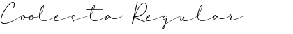 Download Coolesta Regular Font Title Preview