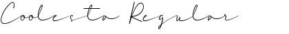 Download Coolesta Regular Font Title Preview