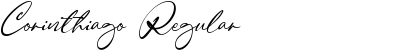 Download Corinthiago Regular Font Title Preview