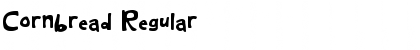 Download Cornbread Regular Font Title Preview
