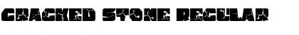 Download Cracked stone Regular Font Title Preview