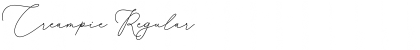 Download Creampie Regular Font Title Preview