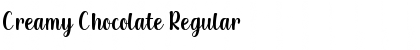 Download Creamy Chocolate Regular Font Title Preview
