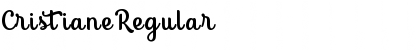 Download Cristiane Regular Font Title Preview