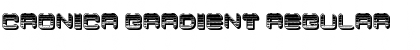 Download Cronica Gradient Regular Font Title Preview