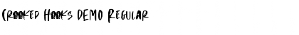 Download Crooked Hooks DEMO Regular Font Title Preview
