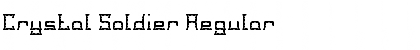 Download Crystal Soldier Regular Font Title Preview