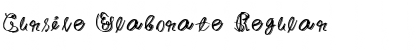Download Cursive Elaborate Regular Font Title Preview