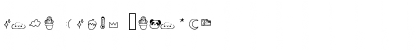Download cute icons Regular Font Title Preview