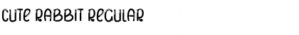 Download CUTE RABBIT Regular Font Title Preview