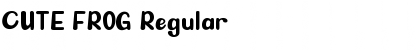 Download CUTE FROG Regular Font Title Preview