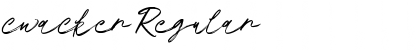 Download cwacker Regular Font Title Preview