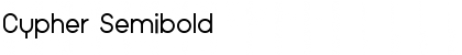 Download Cypher Semibold Font Title Preview