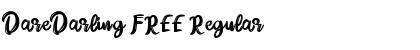 Download DareDarling FREE Regular Font Title Preview