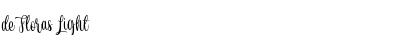Download de Floras Light Font Title Preview