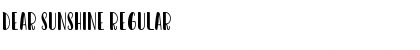 Download Dear Sunshine Regular Font Title Preview
