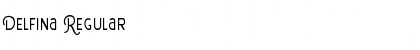 Download Delfina Regular Font Title Preview
