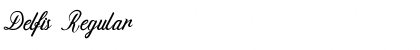 Download Delfis Regular Font Title Preview
