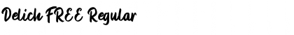 Download Delich FREE Regular Font Title Preview