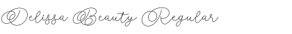 Download Delissa Beauty Regular Font Title Preview